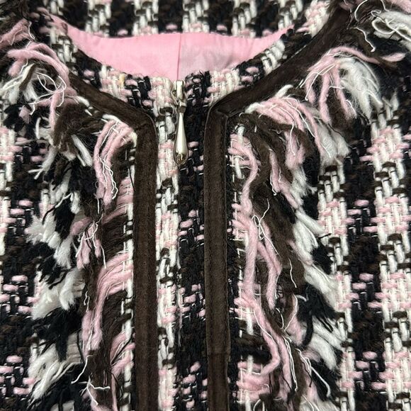 Elliott Lauren Tweed Jacket Size 8 - Picture 4 of 8